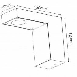 Уличный настенный светодиодный светильник Lucide Texas 28850/23/30