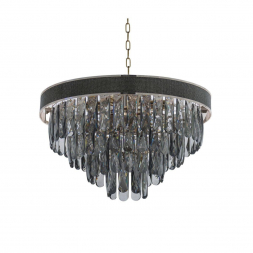 Подвесная люстра Lumina Deco Chici LDP 6002-500 R.GD+GY