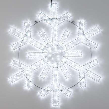 Светодиодная фигура Ardecoled Снежинка ARD-Snowflake-M11-1250x1200-604Led White 034260