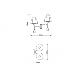 Бра Vele Luce Oro VL5654W12