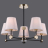 Люстра Illumico IL0394-5CSQ-24 BK AB CASTOR