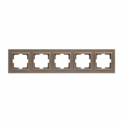 Рамка 5-постовая Mono Electric Despina бронза 102-230000-164