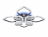 Потолочная светодиодная люстра Ambrella light Acrylica Ice FA2835