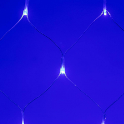 Светодиодная гирлянда Ardecoled сеть 230V синий ARD-Netlight-Home-1500X1500-Clear-150Led Blue 024672