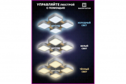 Потолочная светодиодная люстра Ritter Scandia 52073 3