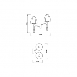 Бра Vele Luce Oro VL5654W22