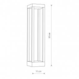 Уличный светодиодный светильник Nowodvorski Structure Led 8145