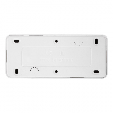 Розетка тройная 2P+PE TDM Electric Ладога белая SQ1801-0126