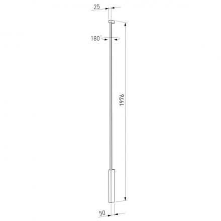 Настенный светодиодный светильник Elektrostandard Alto LED черный 4000K 40134/LED a069822