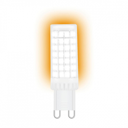 Лампа светодиодная Gauss G9 6,5W 3000К прозрачная 107309106