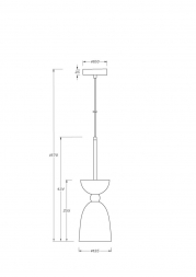 Подвесной светильник Maytoni Cloches MOD113PL-01W