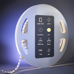 Светодиодная лента Maytoni 9,6W/m 120LED/m 2835SMD теплый белый 5M 201085