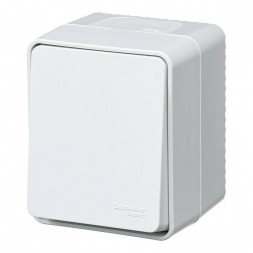 Выключатель одноклавишный Schneider Electric AtlasDesign Profi54 10A 250V белый ATN540115