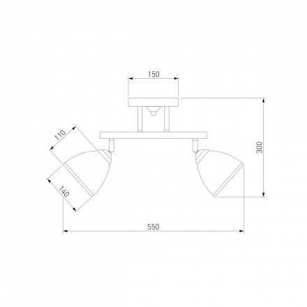 Подвесная люстра Eurosvet 9612/2 хром/венге
