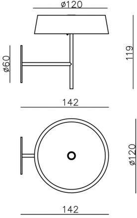 Основа для бра Deko-Light Miram 930620