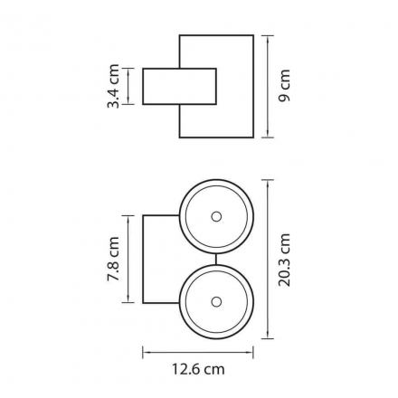 Уличный настенный светодиодный светильник Lightstar Paro 362694
