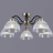 Люстра Illumico IL0435-5CSQ-24 BK AB SPICA