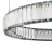 Подвесной светодиодный светильник Loft IT Crystal ring 10135/600 Chrome