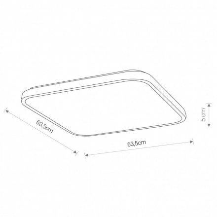 Потолочный светодиодный светильник Nowodvorski Agnes Square Led 8114