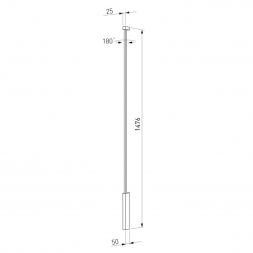 Настенный светодиодный светильник Elektrostandard Alto LED латунь 3000K 40133/LED a069821
