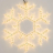 Светодиодная фигура Ardecoled Снежинка ARD-Snowflake-M5-600x600-360Led Warm 034253