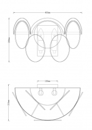 Бра Moderli Komo V7083-2W