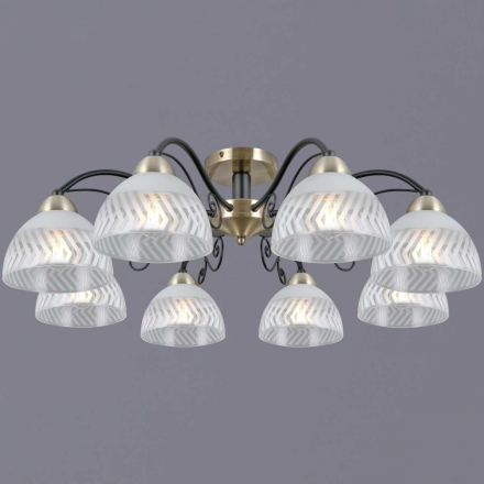 Люстра Illumico IL0435-8CSQ-24 BK AB SPICA
