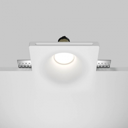 Встраиваемый светильник Maytoni Technical Gyps Modern DL001-1-01-W-1