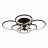Потолочная светодиодная люстра iLedex Ring A001/8 BK