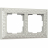 Рамка Werkel Antik на 2 поста жемчужный WL07-Frame-02 4690389063503