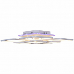 Потолочная светодиодная люстра Reluce 11005-0.3-4+4RGB WH(RGB)