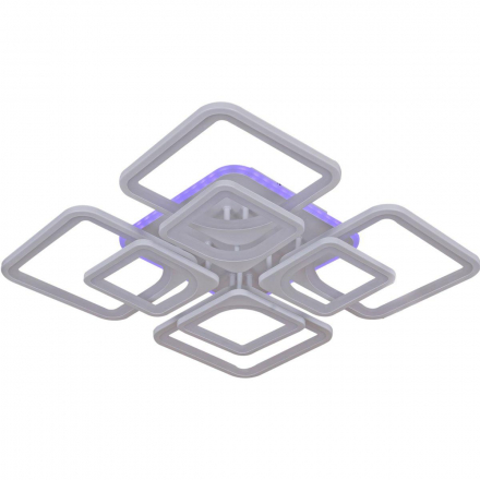 Потолочная светодиодная люстра Reluce 11005-0.3-4+4RGB WH(RGB)