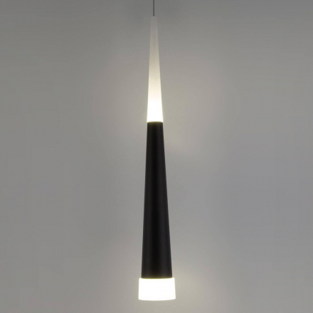 Подвесной светодиодный светильник Elektrostandard DLR038 7+1W 4200K черный матовый a044560