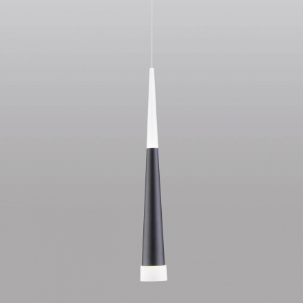 Подвесной светодиодный светильник Elektrostandard DLR038 7+1W 4200K черный матовый a044560