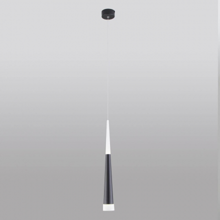 Подвесной светодиодный светильник Elektrostandard DLR038 7+1W 4200K черный матовый a044560