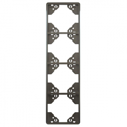 Рамка 4-постовая Efapel Apolo 5000 Metalizada графит 50942 TGR