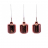 Подвесной светильник Lumina Deco Alacosmo LDP 6811-3 PR R.GD