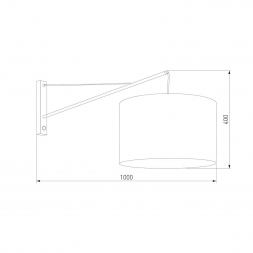 Бра TK Lighting 10438 Glorii