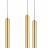 L5T747143 Люстра TUBO LED 25W 1400LM 360G ЗОЛОТО 4000K