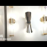 Бра Crystal Lux Gris AP2 Gold