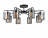 Потолочная люстра Escada Elegant 671/8P Chrome