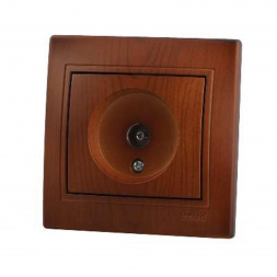 Розетка ТВ оконечная Lezard Mira сосна 701-0801-130