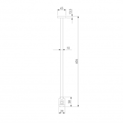 Декоративная стойка с вводом питания Elektrostandard Esthetic Magnetic 85148/00 a065444