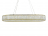 Подвесной светодиодный светильник Newport 8240/90 oval gold М0067858