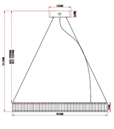 Подвесной светодионый светильник Moderli Asti V10734-PL