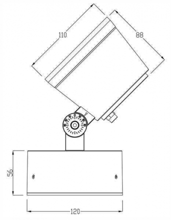 Уличный светодиодный светильник Deko-Light Colt 732128