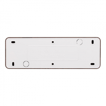 Розетка четырехместная 2P TDM Electric Ладога бук SQ1801-0328