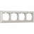 Рамка Werkel Antik на 4 поста жемчужный WL07-Frame-04 4690389063527