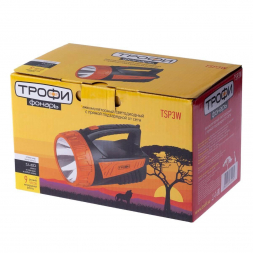 Фонарь-прожектор светодиодный ЭРА Трофи аккумуляторный 201х126х118 220 лм TSP3W C0045554