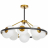Подвесная люстра Lumina Deco Donzano LDP 8034-9 BK+WT